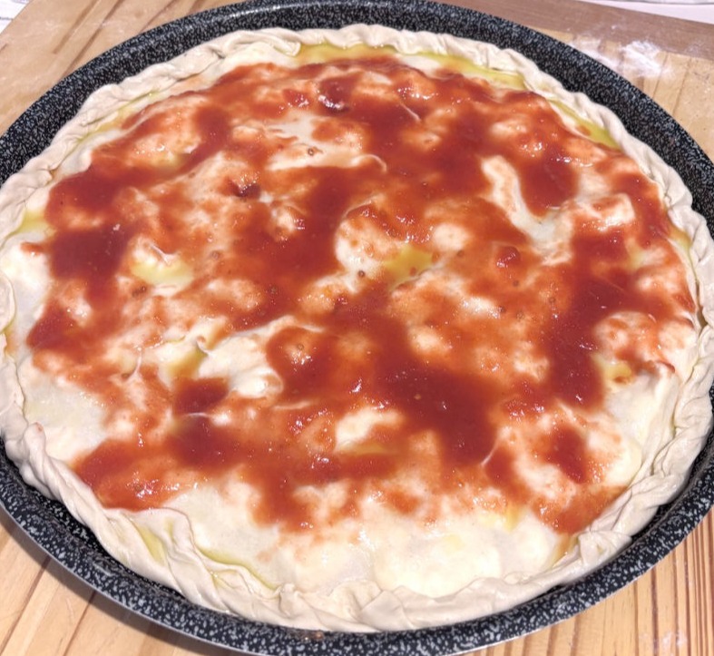 focaccia pizzata